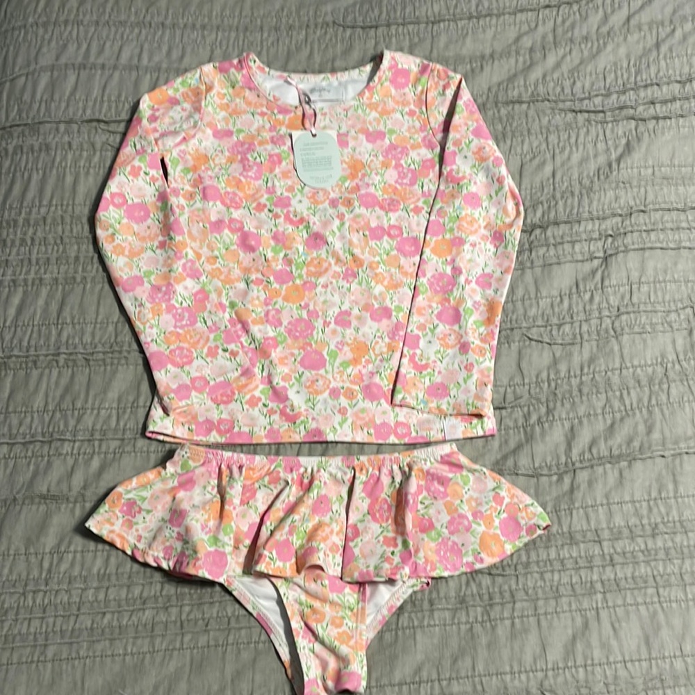 SweetHoney 2 piece bathing suit size 12y